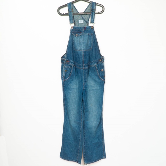 Destination Maternity Denim - Destination Maternity Bib Overalls S Jeans Blue